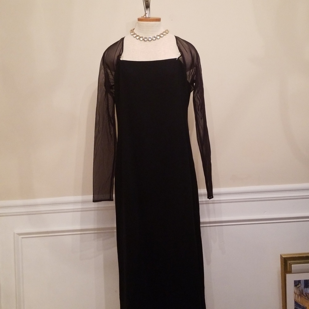 Emamuel Ungaro Black evening gown